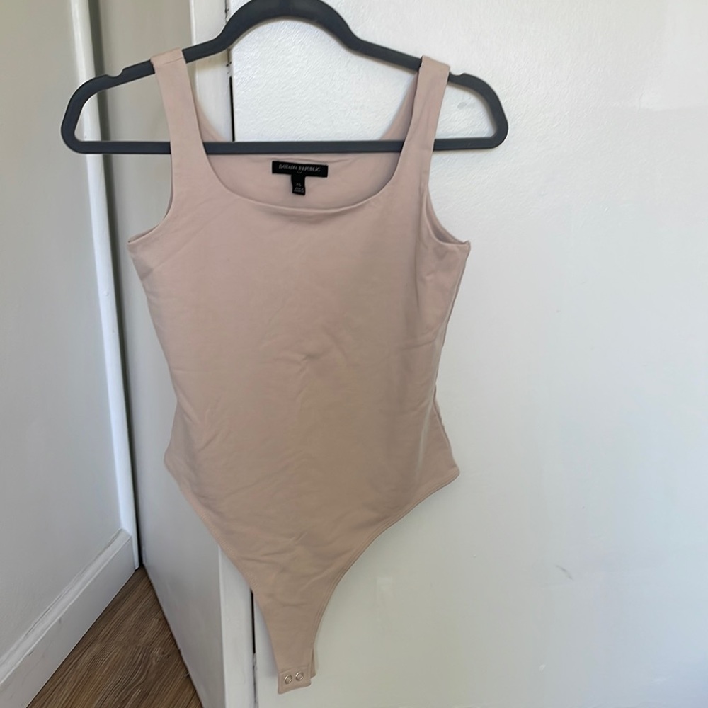 Tank top body suit in nude color